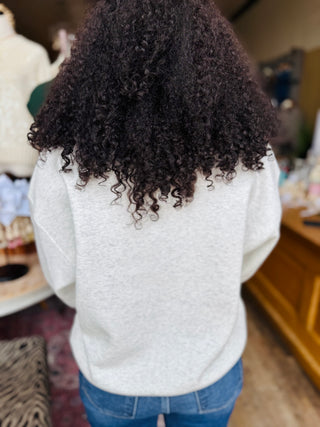 Weekend Mode Crew Neck Fleece Sweatshirt