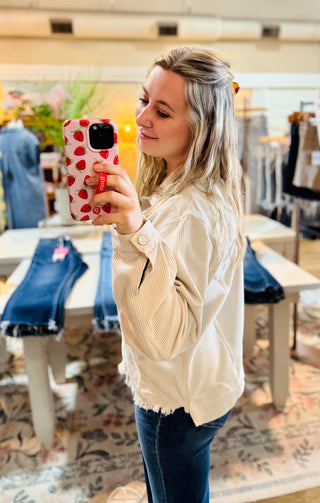 Amanda Corduroy Cropped Jacket