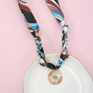 Bandana Scarf Necklace