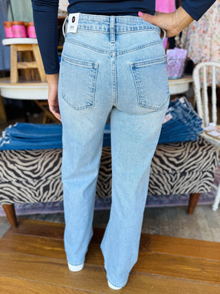 Just Black Denim High Rise Full Length Straight