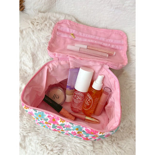 Elle Nicole Quilted Cosmetic Bag