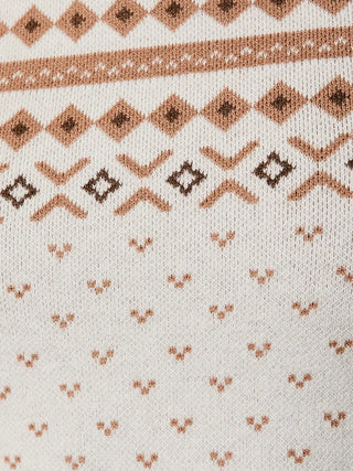Fair Isle Fitted Sweater