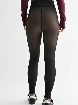 Fur Lined High Waisted Leggings