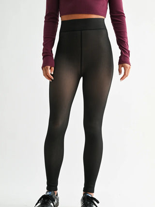 Fur Lined High Waisted Leggings