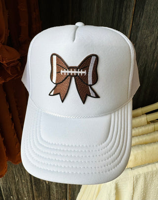 Football Bow Trucker Hat