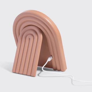Kitsch LED Arch Desk Mirror - Terracotta