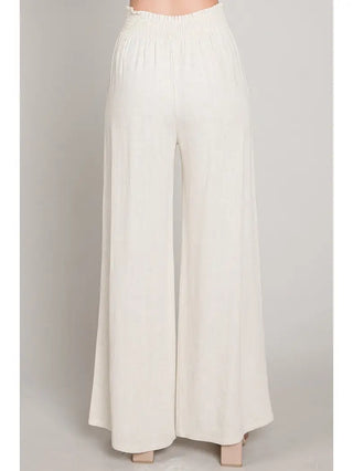 Leesa Linen Wide Leg Pants