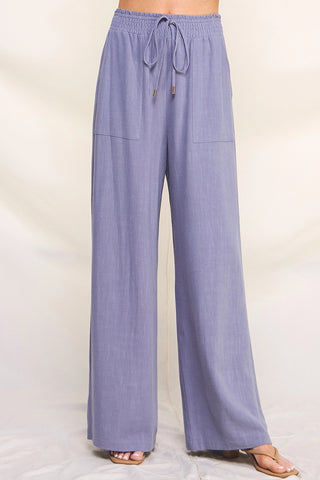 Leesa Linen Wide Leg Pants