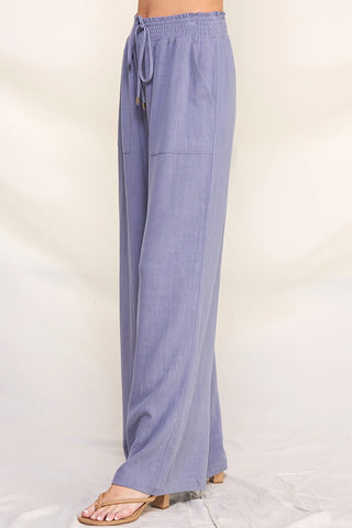 Leesa Linen Wide Leg Pants