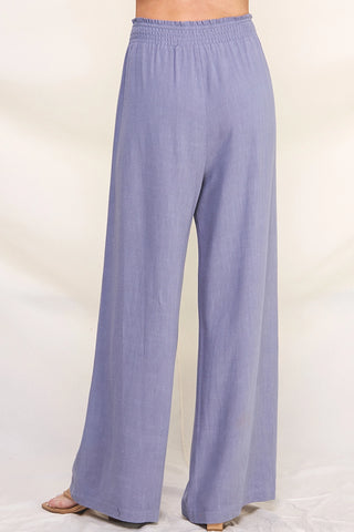 Leesa Linen Wide Leg Pants
