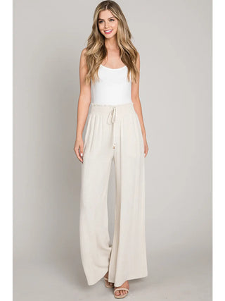 Leesa Linen Wide Leg Pants