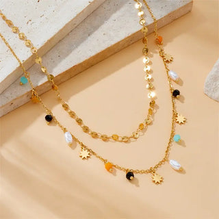 Leesa Multi Seedbead Necklace
