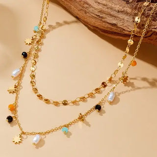 Leesa Multi Seedbead Necklace