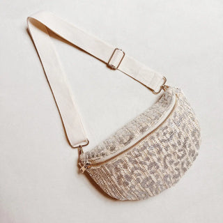 Lenah Cheetah Belt Sling Bag