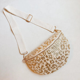 Lenah Cheetah Belt Sling Bag