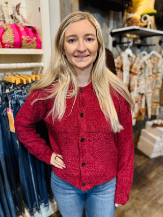 SOFT BUTTON CARDI