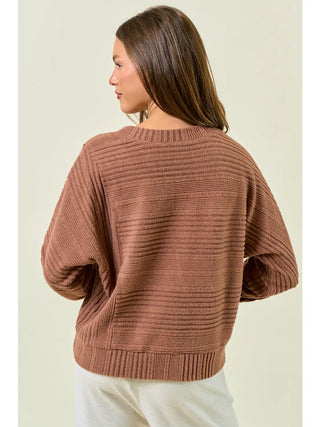 Soft Oversized Textured Top