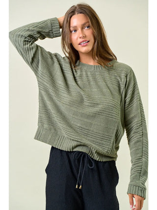 Soft Oversized Textured Top