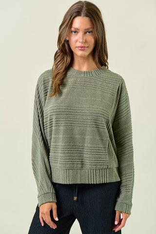 Soft Oversized Textured Top