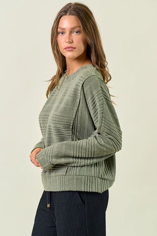 Soft Oversized Textured Top