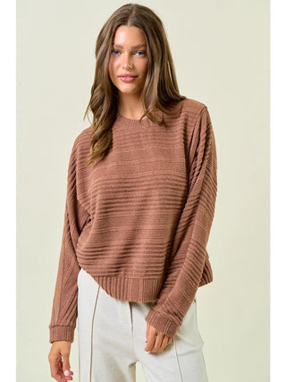 Soft Oversized Textured Top