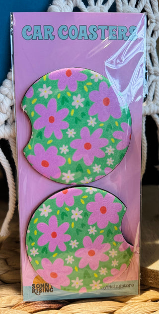 Sonny Rising Car Coasters