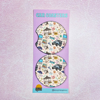 Sonny Rising Car Coasters