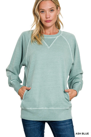Terry Pocket Sweatshirt