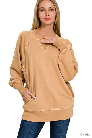 Terry Pocket Sweatshirt