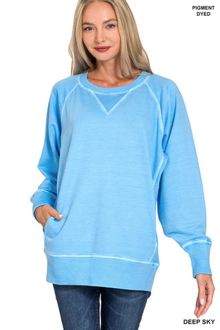 Terry Pocket Sweatshirt