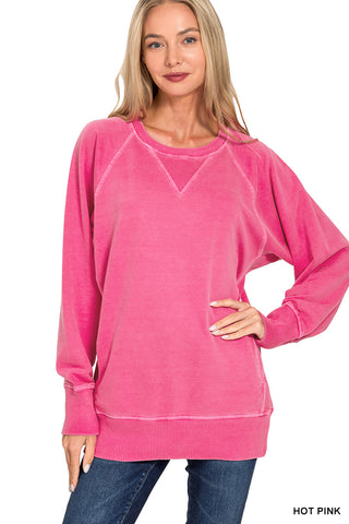 Terry Pocket Sweatshirt