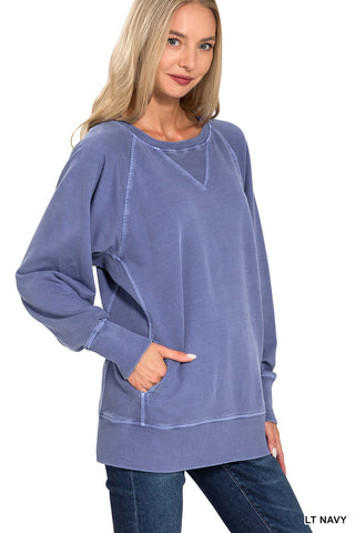 Terry Pocket Sweatshirt