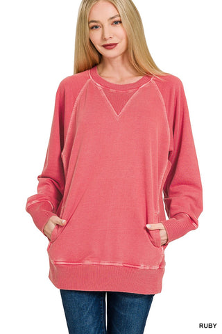 Terry Pocket Sweatshirt