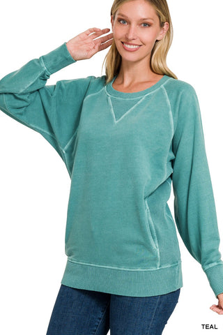 Terry Pocket Sweatshirt