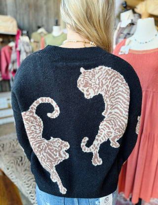 Tiger Sweater Cardigan