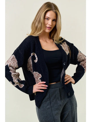 Tiger Sweater Cardigan