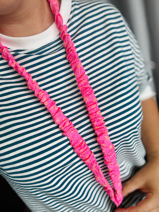 Breakaway Scrunchie lanyard in Sunshine