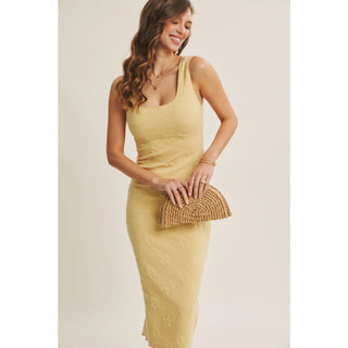Ava Jacquard Bodycon Midi Dress