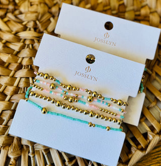Jovi Beaded Multi Bracelet Set