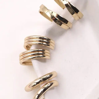 Multi Classic Hoop Trio Earrings Set