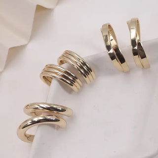 Multi Classic Hoop Trio Earrings Set