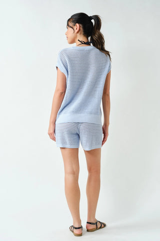 Coastal Crochet Breeze Knit Top