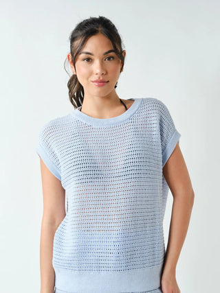 Coastal Crochet Breeze Knit Top