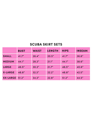 Eliana Two Toned Modal Skort Set
