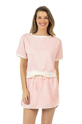 Eliana Two Toned Modal Skort Set