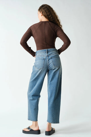 Essential Micro-Ribbed Henley Top
