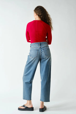 Essential Micro-Ribbed Henley Top