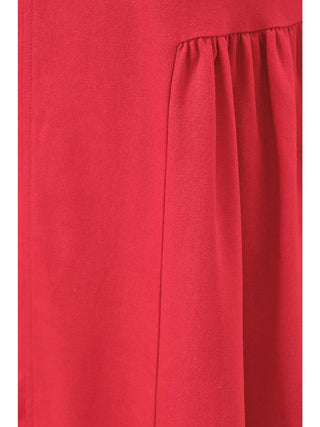 Jada Gathered Drop Waist Linen Mini Dress