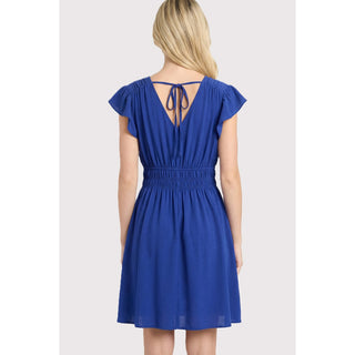 Jessie Ruffle Sleeve Mini Dress