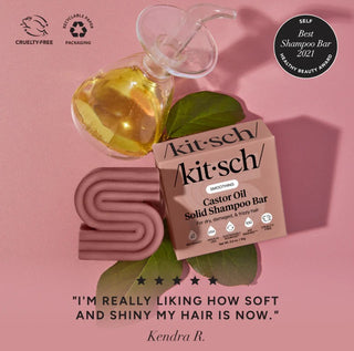 Kitsch Castor Oil Solid Shampoo Bar